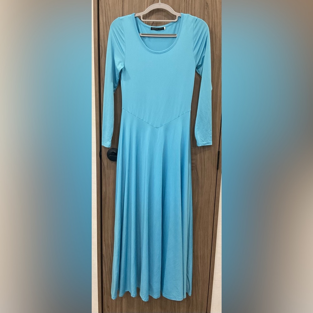 IBTOM CASTLE Womens Blue Lyrical Dance Dress Size Small